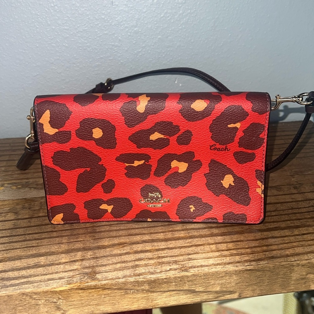 Coach cross body purse